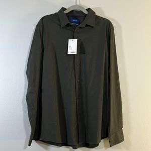 Apt 9 Green Dress Shirt